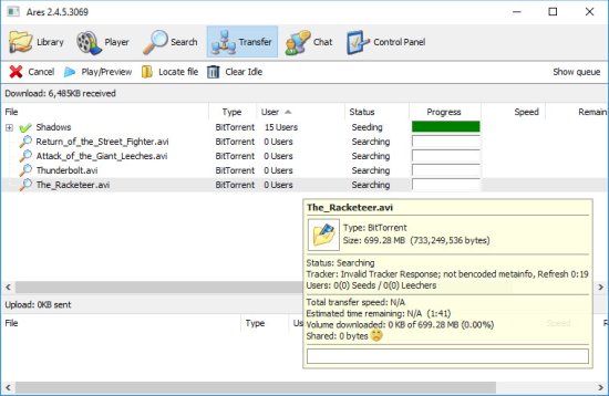 ares peer to peer software