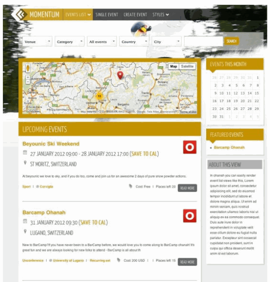 Joomla Calendar Extensions