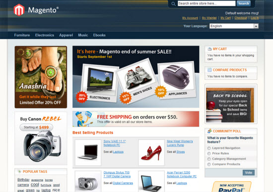 Shopping Cart Software