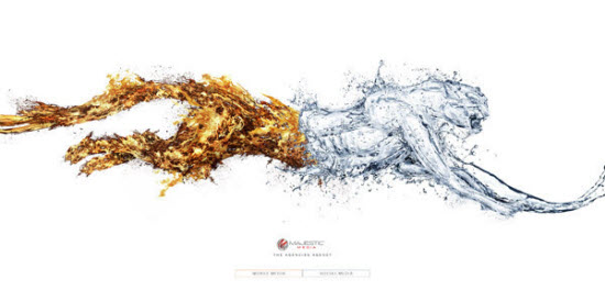 Fire and Water Graphic