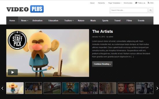WordPress Video Themes