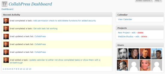 WordPress Collaboration Plugin CollabPress