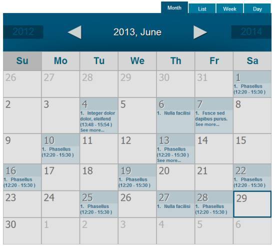 WordPress Calendar Plugins