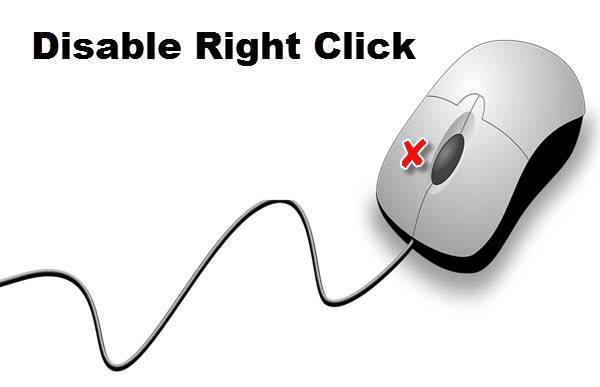 Disable Right Click on your Website