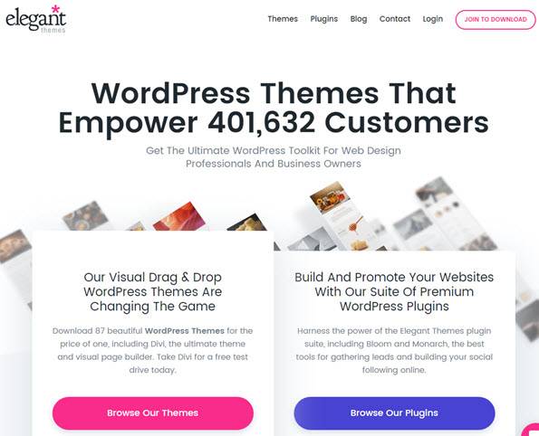 On Sale  WordPress Themes Elegant Themes