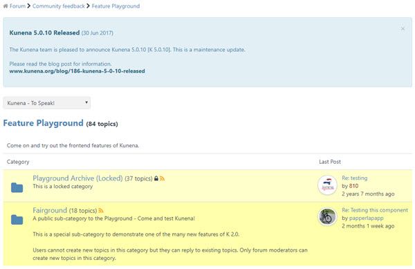 Kunena Joomla Forum Extensions 