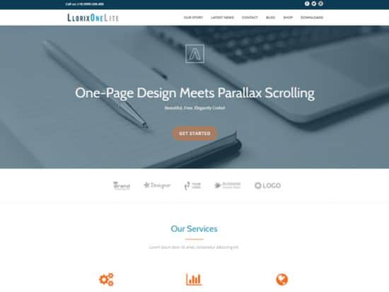 Llorix One Free WordPress Themes