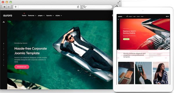 Aurora Business Joomla Template