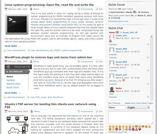Quick Chat WordPress live chat plugins