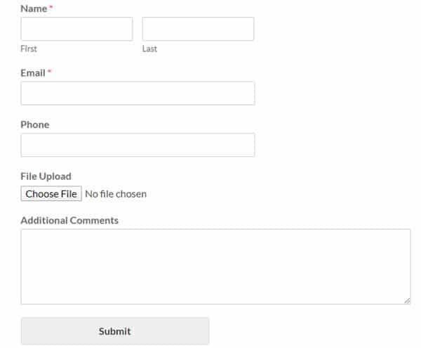 File Upload Form