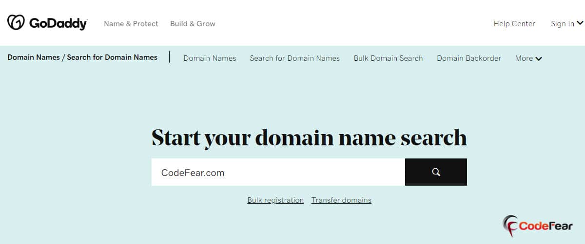 GoDaddy Domain Name
