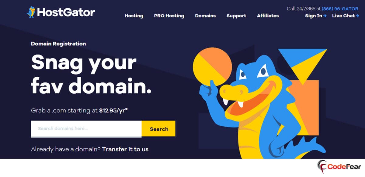 HostGator Cheap Domain Name